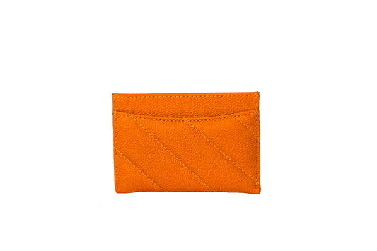 MONACO DERİ TURUNCU KARTLIK