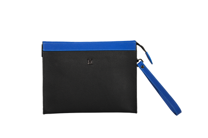 MONACO DERİ MAVİ CLUTCH ÇANTA