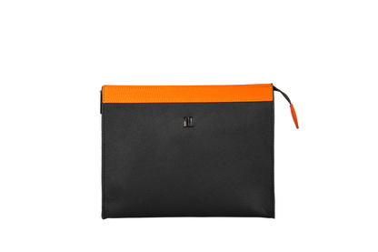 MONACO DERİ TURUNCU CLUTCH ÇANTA