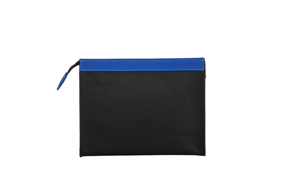 MONACO DERİ MAVİ CLUTCH ÇANTA