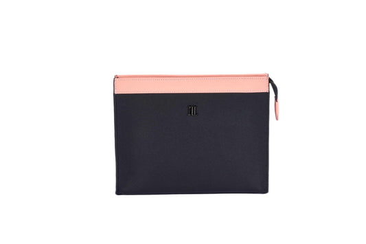 MONACO DERİ PEMBE CLUTCH ÇANTA